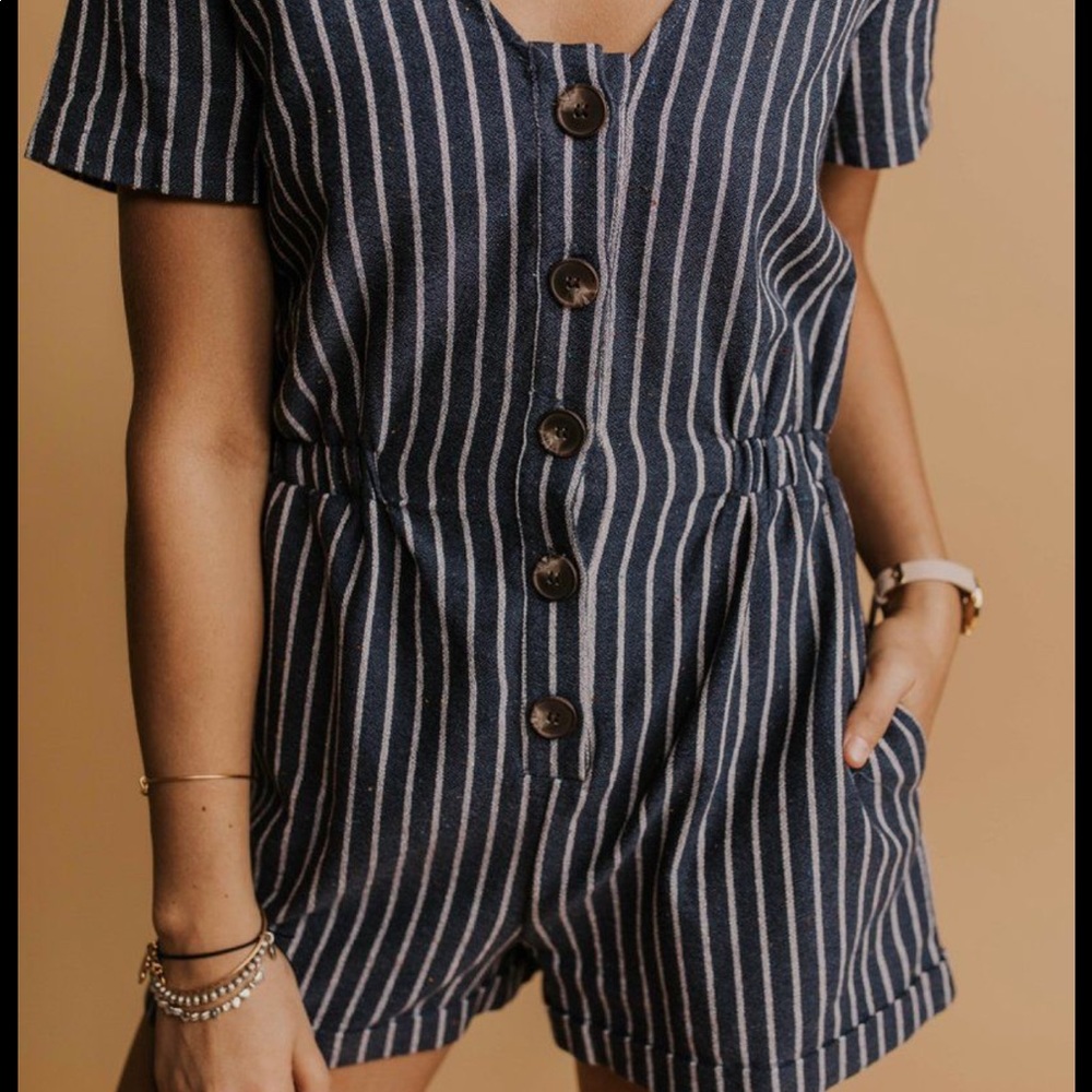 Roolee Keppel Button Romper